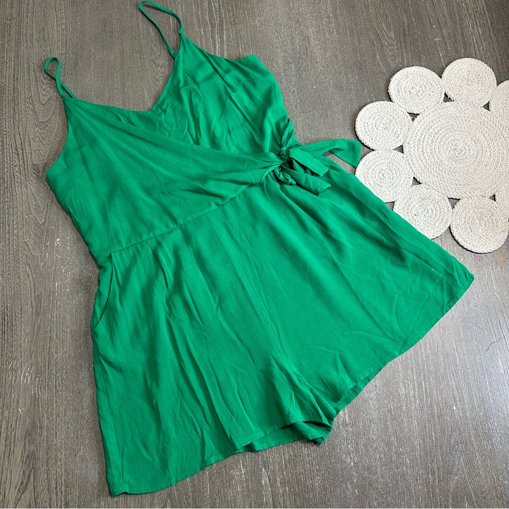 One Clothing Green Romper Size XL